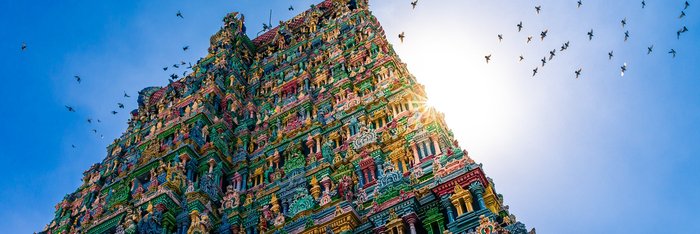 Südindien: Meenakshi Tempel