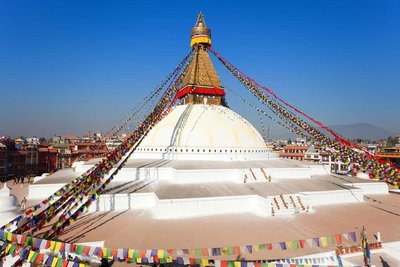 Stupa von Bodnath in Kathmandu, Nepal