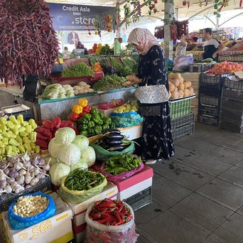 Ein Markt in Taschkent Ein Markt in Taschkent