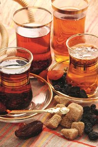 Schwarzer Tee in Istanbul