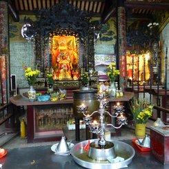 Chinesischer Tempel in Cho-Lon Saigon, Vietnam 