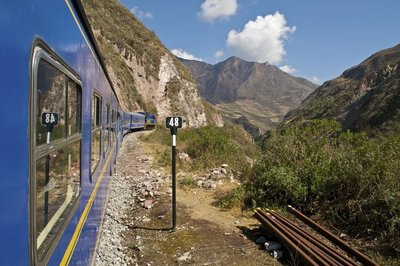 Zug von Aguas Caliente zu Machu Picchu, Peru