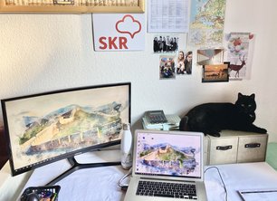 Kollegen im Home Office Kollegen im Home Office