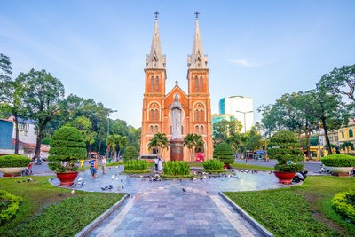 Kathedrale Notre Dame Basilica in Saigon Vietnam