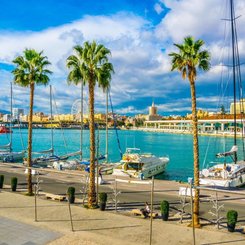Hafenpromenade von Malaga