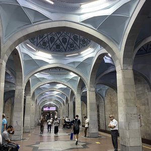 Metro in Taschkent Eine Halle in Taschkent