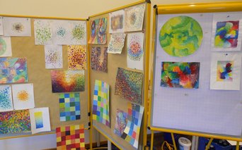 Bilderwand Lust auf Farbe