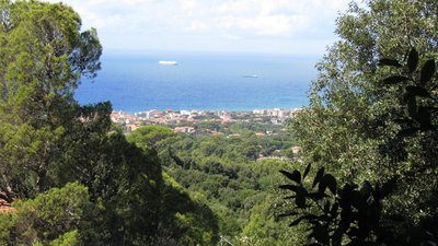 Blick auf die Küste, Toskana