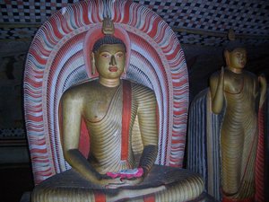 Heilige Buddha Figur, Sri Lanka