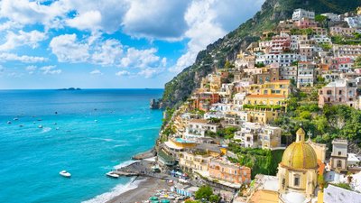 Ausblick auf Positano
