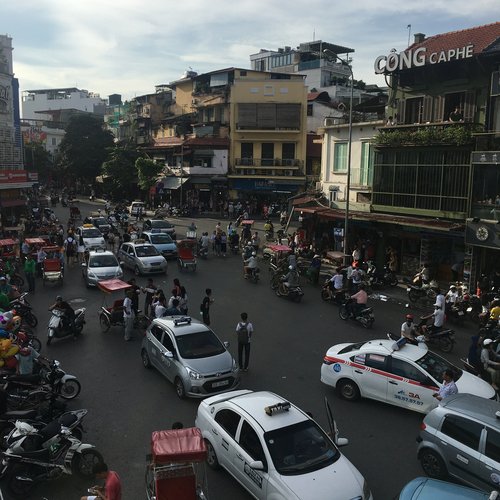 Verkehr in Hanoi, Vietnam