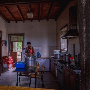 Die Küche des sozialen Projekts Santo Antao