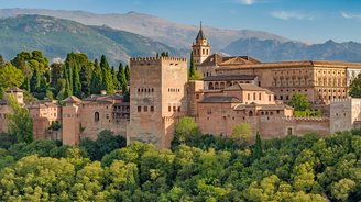 Blick auf den Alhambra Palast