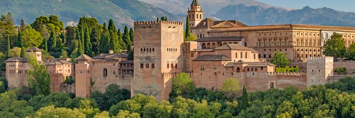 Blick auf den Alhambra Palast