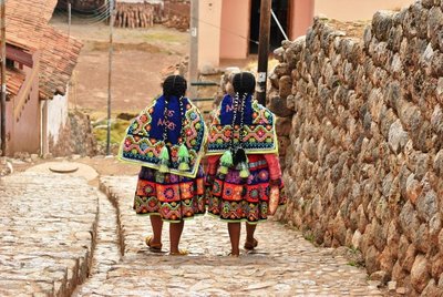 Inca Frauen in Peru