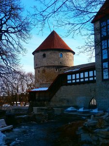 Stadtmauer in Estland