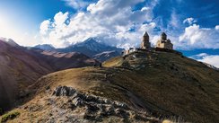 Kasbeg Gergeti, Georgien