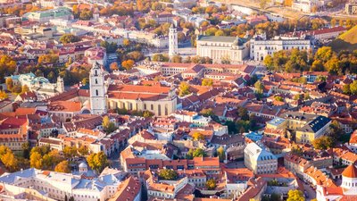 Luftbild von Vilnius