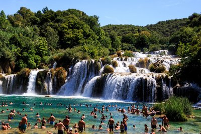 Krka Nationalpark Wasserfälle, Kroatien 