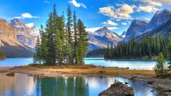 Lake Maligne, Spirit Island, Kanada