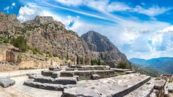 Griechenland Apollo Tempel Delphi, Griechenland