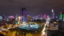 Saigon bei Nacht, Vietnam