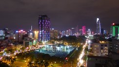 Saigon bei Nacht, Vietnam