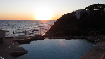Blick aufs Meer, Toskana