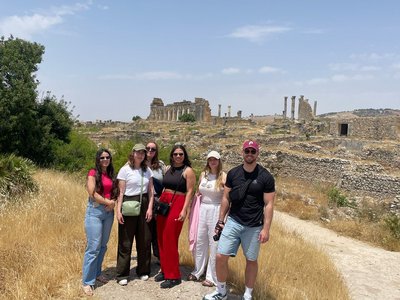 SKR-Reisegruppe in Volubilis