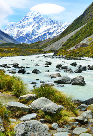 Schneebedeckter Aoraki 