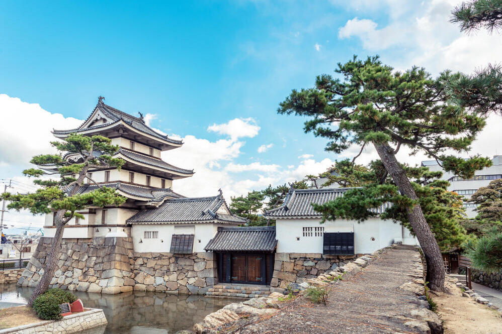 Castle Park in Takamatsu