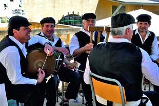 traditionelle maltesische Musikanten