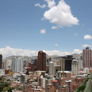 Blick auf La Paz
