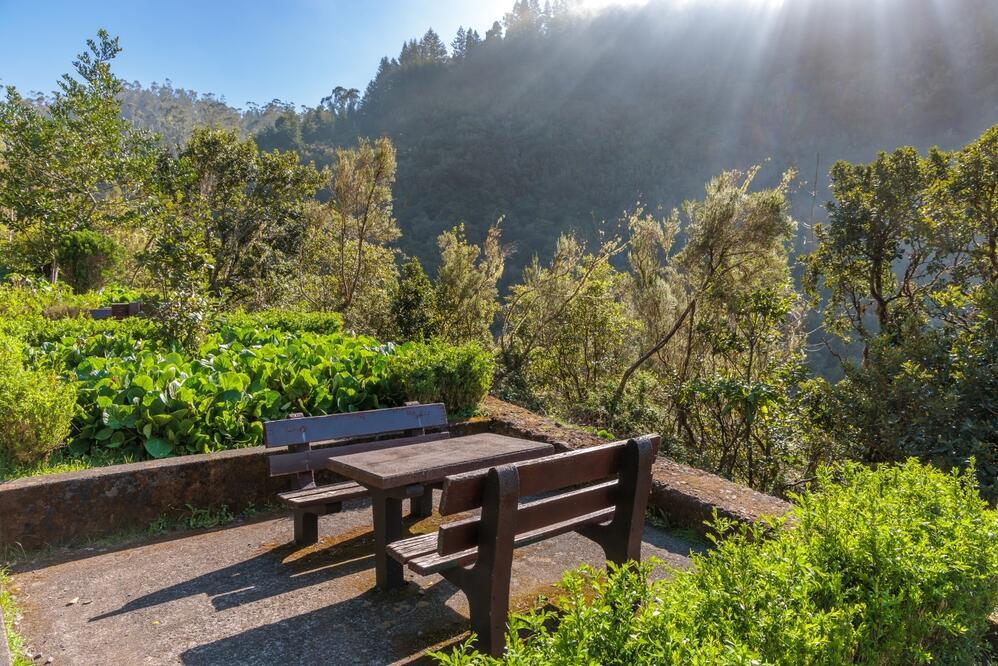 Picknickbereich in Madeira