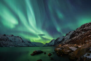 Polarlichter in Norwegen
