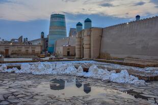 Schnee in Khiva 