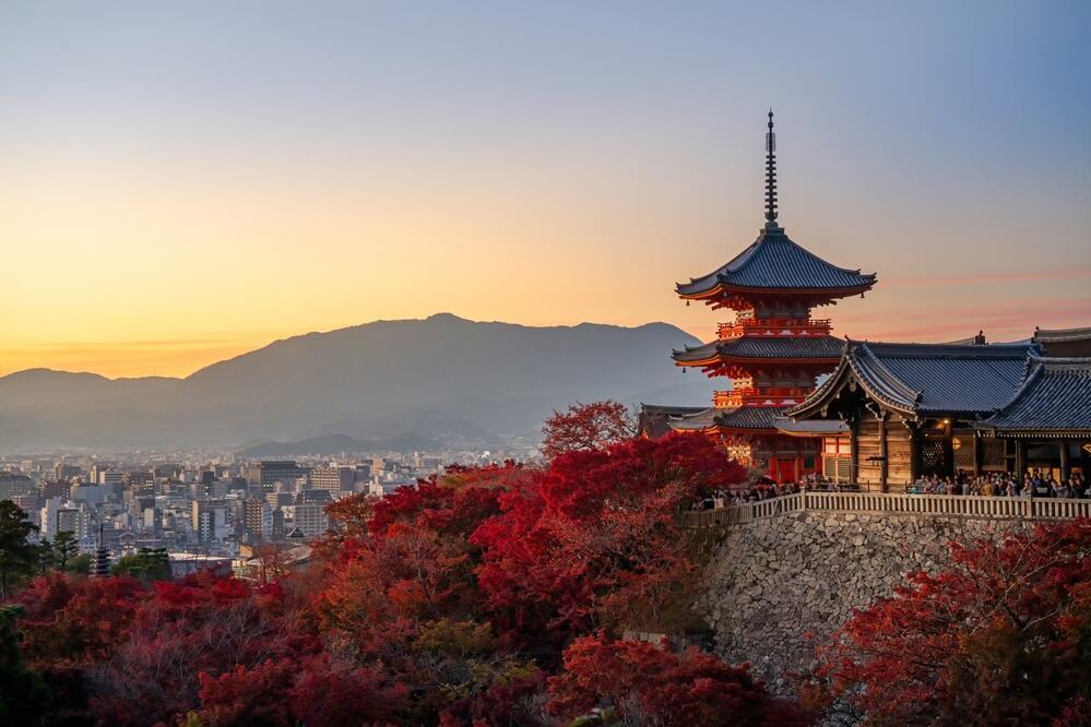Skyline von Kyoto