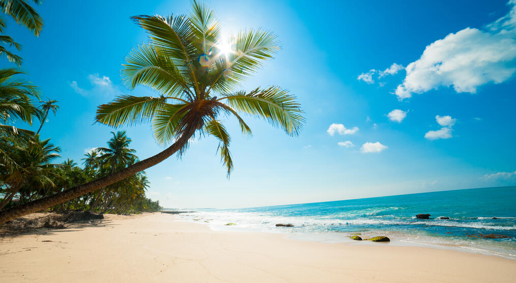 Unberührter Strand