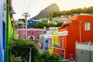 Bunte Häuser in Bo Kaap