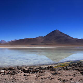 Lagune in der Wüste Boliviens