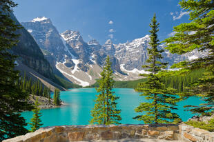 Blick auf den Lake Louise 