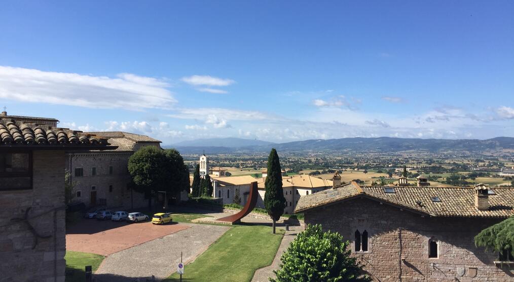 Blick über Assisi