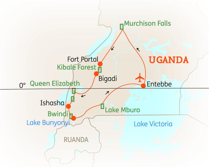 13 Tage Uganda Rundreise Höhepunkte 2020
