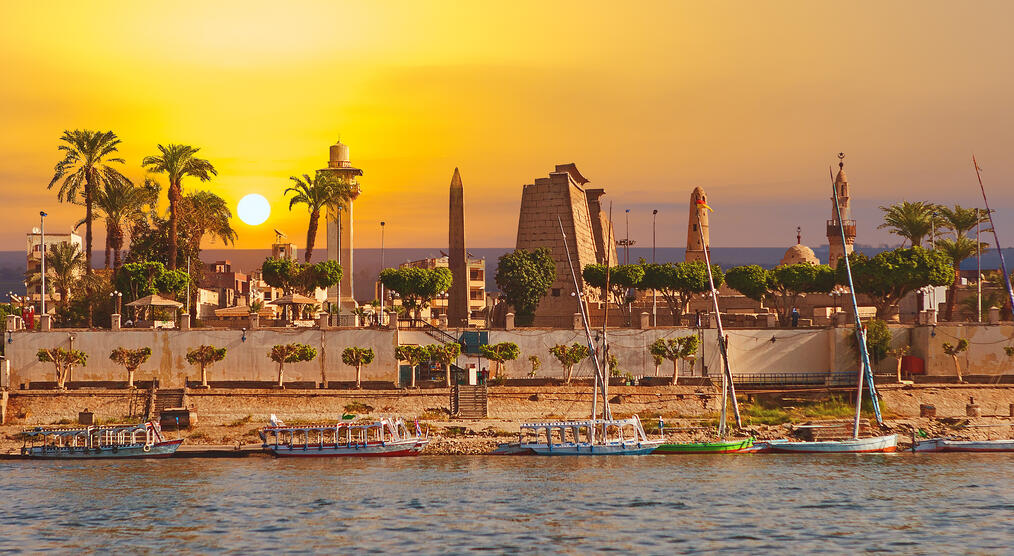 Luxor am Nil _ Ägypten Sehenswürdigkeit