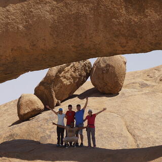 Gruppenfoto einer SKR Namibia Reise 2024