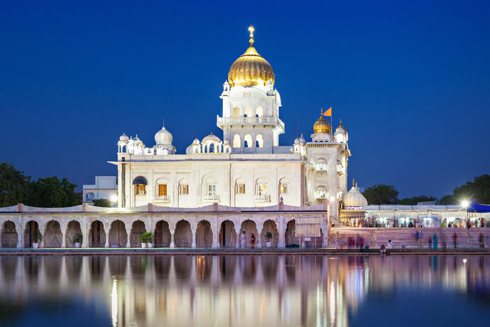 Gurdwara-Bangla-Sahib in Delhi 