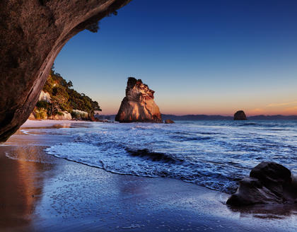 Sonnenaufgang Cathedral Cove 