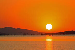 Sonnenuntergang auf dem Lake Kariba