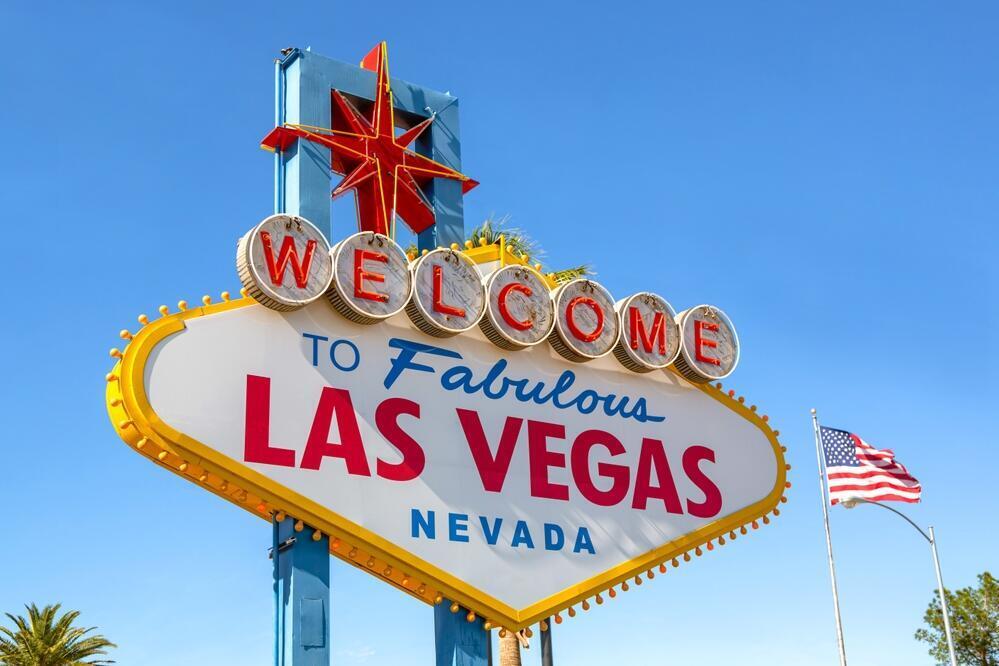 "Welcome to Fabulous Las Vegas" - Schild