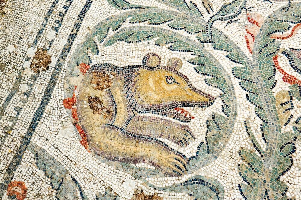 Bodenmosaik in der Villa Romana del Casale